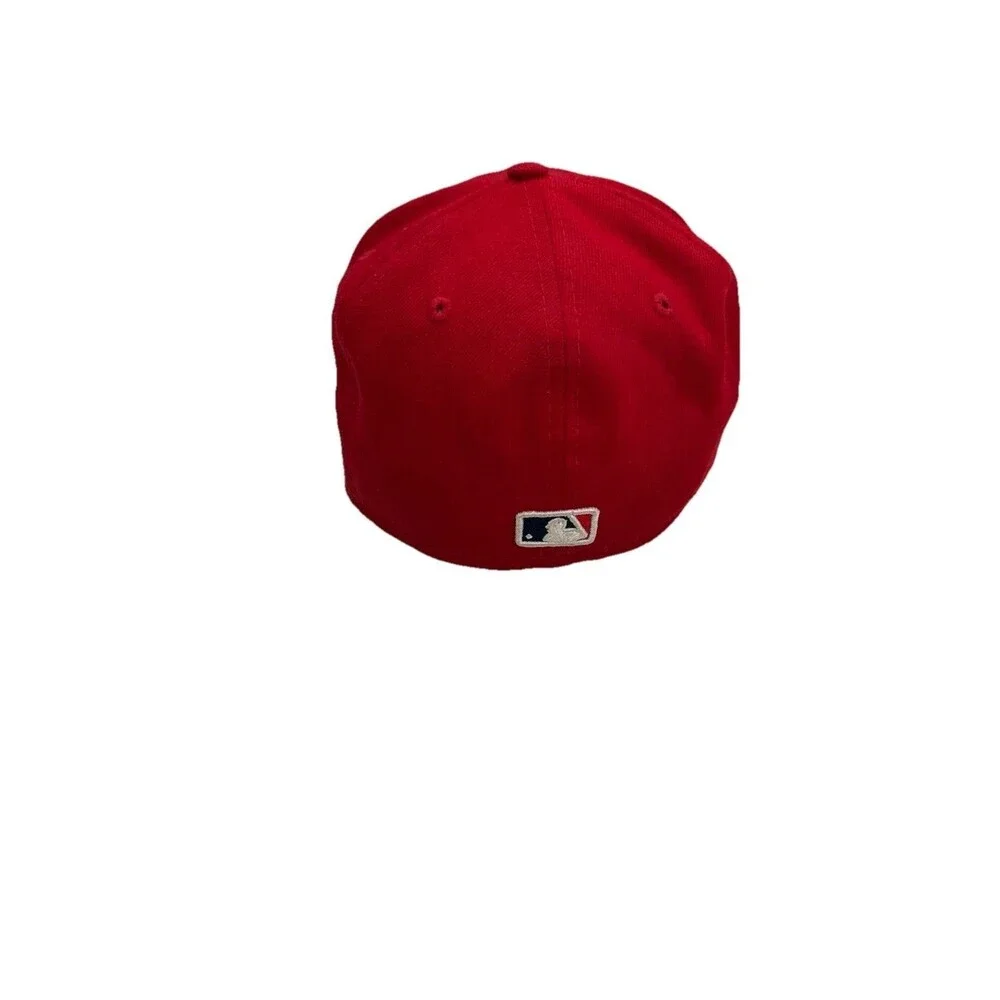 New Era 59FIFTY Los Angeles Angels Red Fitted Cap Size 7 MLB